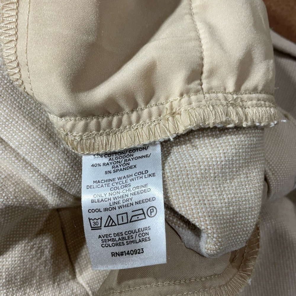 Parker Women's Cream Straight Leg Pants - Picture 2 of 9